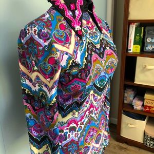 Western pleasure and SMS back zip shirt. Size women’s 12. New!